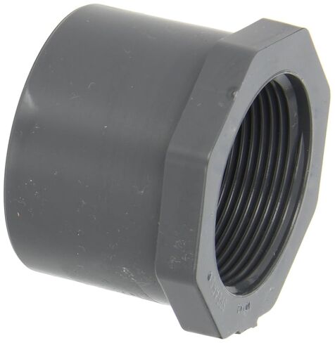 تركيبات أنابيب PVC من سلسلة Spears 438-G، جلبة، جدول 40، رمادي، 2 بوصة حنفية × 1-1/2 بوصة NPT أنثى in Kuwait