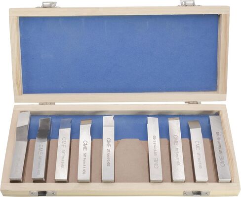 9 pc Lathe Tool Set, M2 High-Speed Steel, 5/8" Square Shank in Kuwait