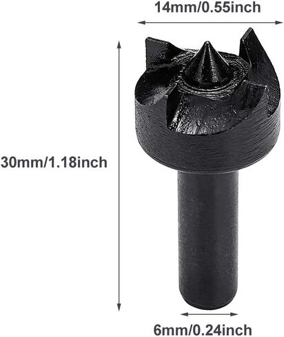 ‌Mini Steel Thimble Center for Small Lathe Machines, 14×30×6mm, Black, Easy Tool-Free Installation, Durable Steel Construction‌(COLOR:Black) in Saudi Arabia