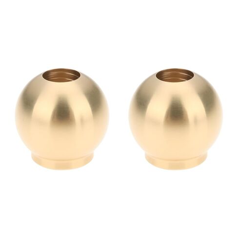 2PCS 15mm Brass Coolant Ball Nozzle M8x1.25 Thread 6mm Hole Compatible with CNC Lathe Machine Tool Cooling System in Kuwait
