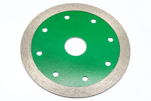 TechDiamondTools 4.5 Inch Diamond Continuous Light Saw Blade,for Cutting Ceramic,gem Stone, Porcelain,Wet Cutting, 7/8" Arbor in Saudi Arabia
