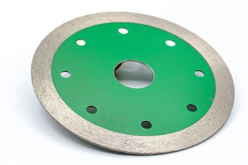 TechDiamondTools 4.5 Inch Diamond Continuous Light Saw Blade,for Cutting Ceramic,gem Stone, Porcelain,Wet Cutting, 7/8" Arbor in Saudi Arabia