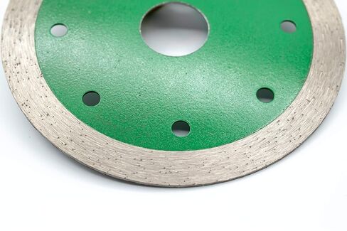 TechDiamondTools 4.5 Inch Diamond Continuous Light Saw Blade,for Cutting Ceramic,gem Stone, Porcelain,Wet Cutting, 7/8" Arbor in Saudi Arabia
