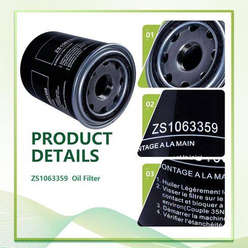 ZS1063359 استبدال فلتر الزيت KAYIQIN متوافق مع ضاغط الهواء ESM30/37/50 in Kuwait