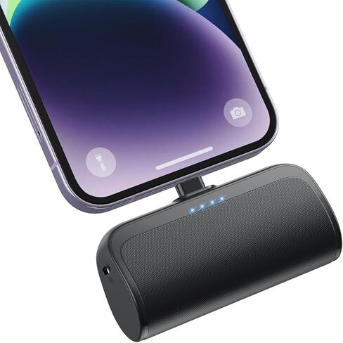 [2 Pack]Mini Portable Charger for iPhone 5200mAh,20W PD Fast Charging Power Bank for iPhone, Ultra-Compact Battery Pack Travel Portable Phone Charger Compatible with iPhone 14 13 12 11 X 8 7 6 Series in Kuwait