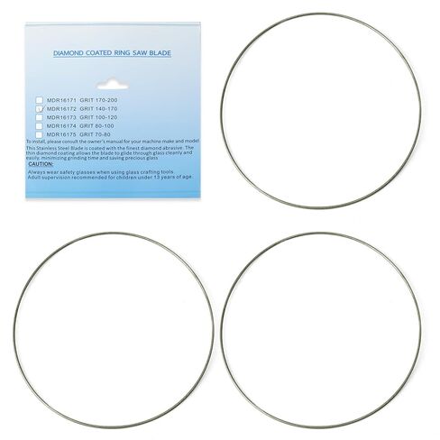 3Pcs 5-3/4 Inch Ring Saw Blade Compatible with Taurus 3.0 and II.2 Ring Saws, Grit 170 Blades Replacement Stainless Steel in Kuwait
