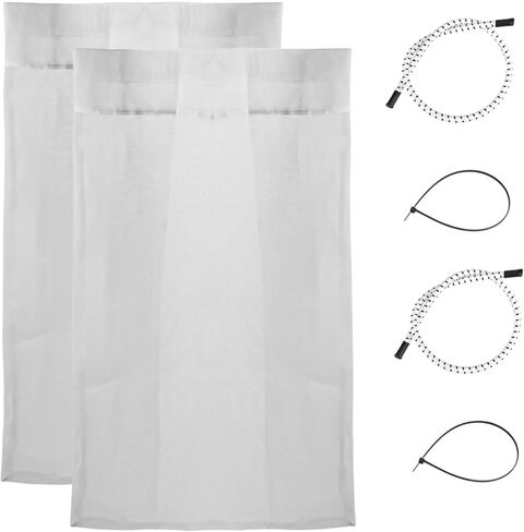 2 Pack 019-D-2100 Superfine Mesh Debris Bag Replacement for Power-Vac PV2100 PV2200 PV2500 PV3000 Pool Cleaners, Reusable & Washable, Filters Fine Sand, Leaves & Debris in Kuwait