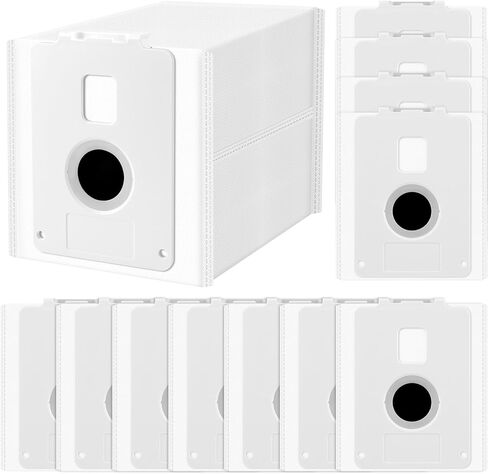 12 Pack Replacement Vacuum Dust Bags for LG CordZero All-in-One Cordless Cleaner A939KBGS, A938KBGS and A937KGMS, Dirt Disposal Vacuum Replacement Bags Compatible with LG All-in-One Tower in Kuwait