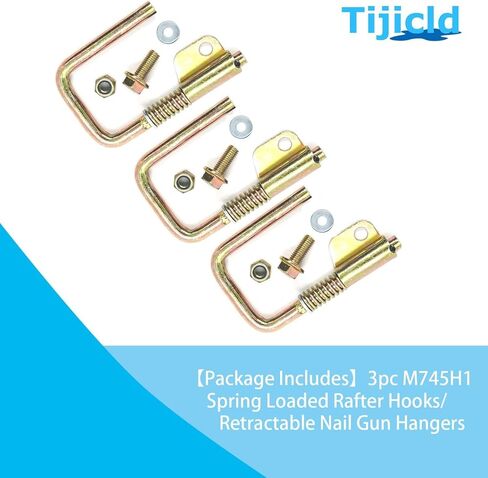 M745h1 خطاف رافتر محمل بنابض/شماعة مسدس مسامير قابلة للسحب متوافقة مع NR83A2 NR90AE (5 قطعة) in Kuwait