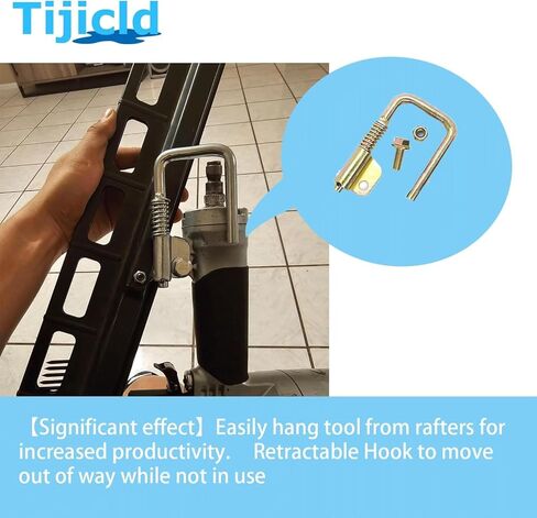 M745h1 خطاف رافتر محمل بنابض/شماعة مسدس مسامير قابلة للسحب متوافقة مع NR83A2 NR90AE (5 قطعة) in Kuwait