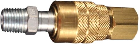 Milton Industries S-711 Compression Coupler & Plug Kit, M-Style, 1/4-In. NPT - Quantity 10 in Kuwait