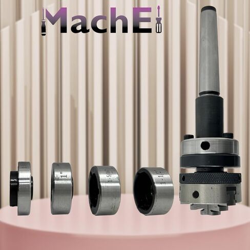 حامل قوالب MachEl 2MT Shank Tailstock مع ظرف ذاتي التمركز مقاس 50 مم - مثالي للتنصت والخيوط والتوسيع والحفر in Kuwait