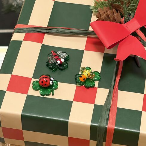 CHIGAGGLE Set of Colorful Glass Insects, 5pcs 1½'' Handmade Animal Miniature Figurines, Creative Knickknack Collectibles and Gifts, Hand Blown Tiny Glass Figurine Collectibles - 5Ca5s1 in Saudi Arabia
