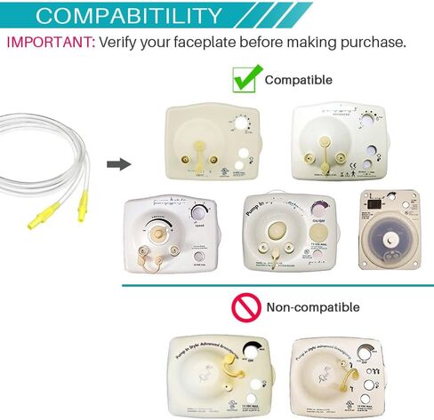 PumpMom-us Replacement Tubing for Medela Pump in Style, BPA Free Replace Medela Pump Tubing Made by PumpMom (Not Original Medela Pump Parts) in Saudi Arabia