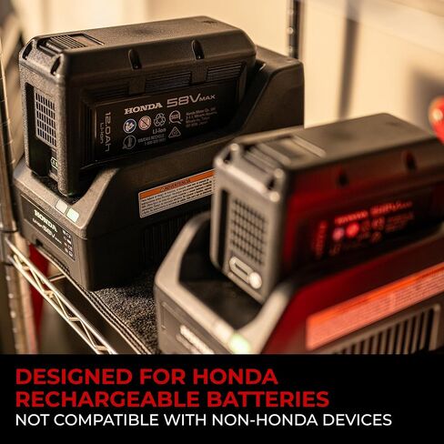 Honda CV5080N1U Fast Electric Lawn Mower Battery Charger for DP5080 and DP50120 Cordless Lawn Mower Batteries, Charges in 60-90 Min, Patented Connection for More Reliable Operation, Wall Mount Ready in Kuwait