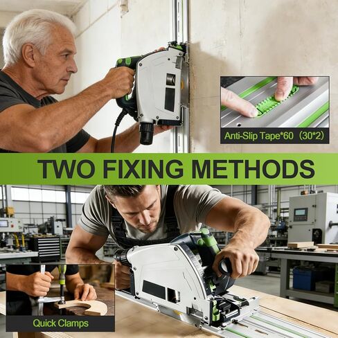 مجموعة سكك توجيه منشار المسار 110 بوصة، من أجل Festool 577932 FS 1400/2-KP-Set، من أجل مناشير المسار Festool TS-55/TS-75/TS-60 (55 بوصة × 2) in Kuwait