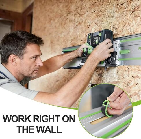 مجموعة سكك توجيه منشار المسار 110 بوصة، من أجل Festool 577932 FS 1400/2-KP-Set، من أجل مناشير المسار Festool TS-55/TS-75/TS-60 (55 بوصة × 2) in Kuwait