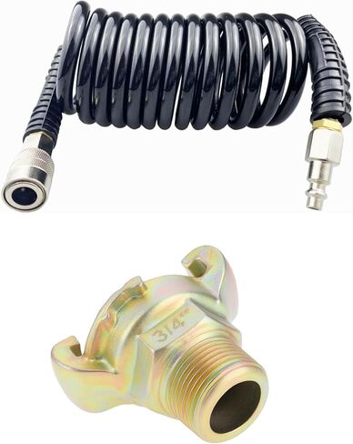 SING F LTD 2Pcs 3/4 Inch BSP Q Type Claw Connector External Thread for Compressor Hose in Kuwait