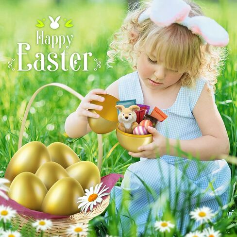 12 PCS بيض عيد الفصح Jumbo ، 10 بوصات اللون الصلبة الصلبة ، بيض عيد الفصح لمطاردة بيض عيد الفصح ، بيض عيد الفصح القابل للملء البلاستيكي بشكل كبير لملء الحشوات ، حشو سلة ، لحفل عيد الفصح (6 ألوان) in Saudi Arabia