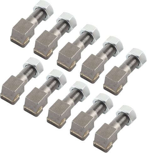 10 Pcs 2-1/2"L x 3/4"W Stump Grinder Teeth Assembly Fit for Woods SG100 Shaver SC50 SC50-H SC25 SC25-H SC30 SC30-H Stump Grinders, with 5/8" Nuts in Kuwait