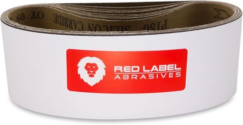 Red Label Abrasives 3 X 30 Inch 60 Grit Silicon Carbide Sanding Belts, 4 Pack in Kuwait