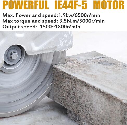 1900W Gas Powered 2 Stroke Concrete Saw, 14 inch Gasoline Cut Off Saw, 120mm Cutting Depth for Concrete, Paving Stone, Curbstone & Landscaping – Safety Gloves, Goggles & Blade Included in Saudi Arabia