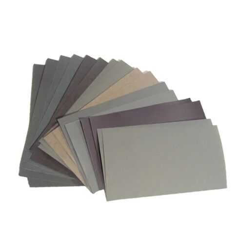 15 Pcs Wet/Dry Sandpaper Set – 400 to 3000 Grit Assorted Abrasive Sheets for Wood, Metal & Auto Polishing in Kuwait