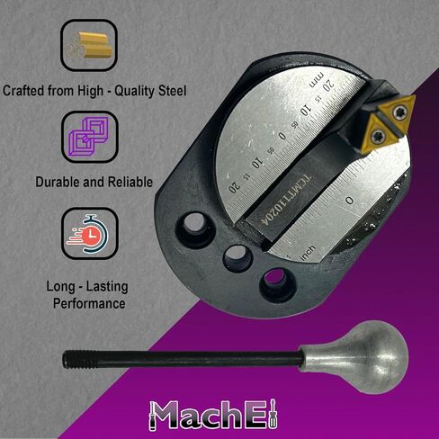 MachEl Exclusive World's 1st Direct Fitting Ball Turning Attachment For 7 x 14 / 7x16 Mini Lathe -Turns Concave & Convex Balls (See working video on the link) in Kuwait