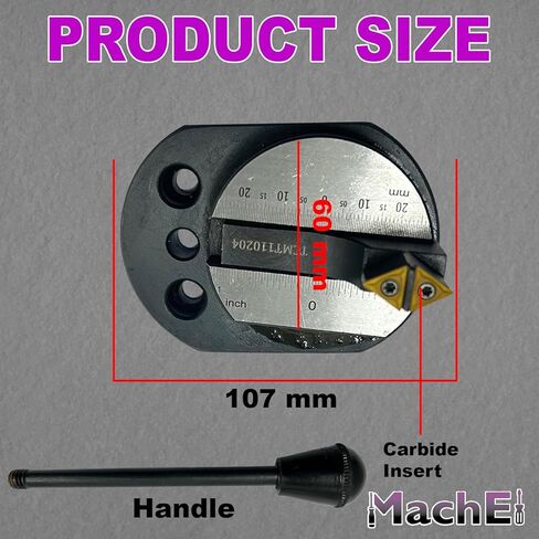 MachEl Exclusive World's 1st Direct Fitting Ball Turning Attachment For 7 x 14 / 7x16 Mini Lathe -Turns Concave & Convex Balls (See working video on the link) in Kuwait
