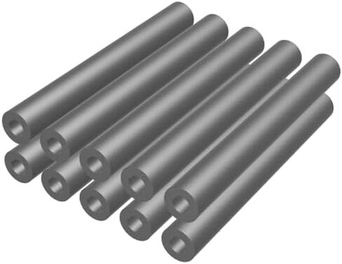 1 "OD x 1/2" ID 8 "طويل (2 حزمة) MetalSpacersOnline أنبوب فولاذي مستدير/فاصل أنابيب مستقيمة غير ملحومة للأنابيب ذاتية الصنع in Saudi Arabia