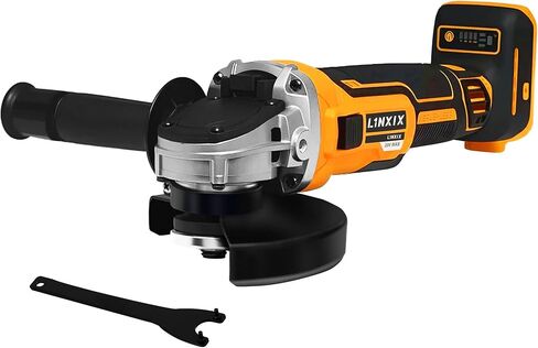 4-1/2" Cordless Angle Grinder for DeWalt 18V/20V MAX Battery, 8500RPM Brushless Motor with 4 Speed Control, Ideal for Cutting, Grinding, Polishing (Tools Only) in Kuwait