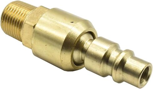 Interstate Pneumatics CPHS661 3/8 بوصة قابس دوار من الفولاذ الصناعي 3/8 بوصة ذكر NPT-Pack of 2 in Kuwait