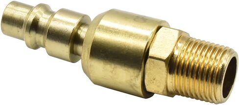 Interstate Pneumatics CPHS661 3/8 بوصة قابس دوار من الفولاذ الصناعي 3/8 بوصة ذكر NPT-Pack of 2 in Kuwait