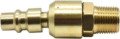 Interstate Pneumatics CPHS661 3/8 بوصة قابس دوار من الفولاذ الصناعي 3/8 بوصة ذكر NPT-Pack of 2 in Kuwait