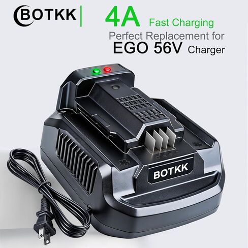 Upgraded 4.0A Fast Charger Replacement for EGO 56v Battery Charger CH2100 CH3200 CH5500 CH7000 CH2800D, Compatible with EGO 56-Volt Battery BA2800 BA4200 BA1400 BA2240 BA1120 BA4480T BA3360T in Saudi Arabia