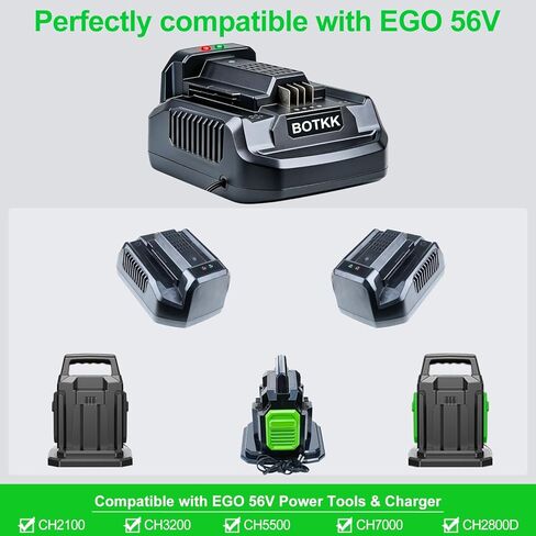 Upgraded 4.0A Fast Charger Replacement for EGO 56v Battery Charger CH2100 CH3200 CH5500 CH7000 CH2800D, Compatible with EGO 56-Volt Battery BA2800 BA4200 BA1400 BA2240 BA1120 BA4480T BA3360T in Saudi Arabia