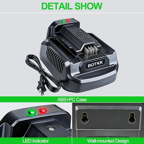 Upgraded 4.0A Fast Charger Replacement for EGO 56v Battery Charger CH2100 CH3200 CH5500 CH7000 CH2800D, Compatible with EGO 56-Volt Battery BA2800 BA4200 BA1400 BA2240 BA1120 BA4480T BA3360T in Saudi Arabia