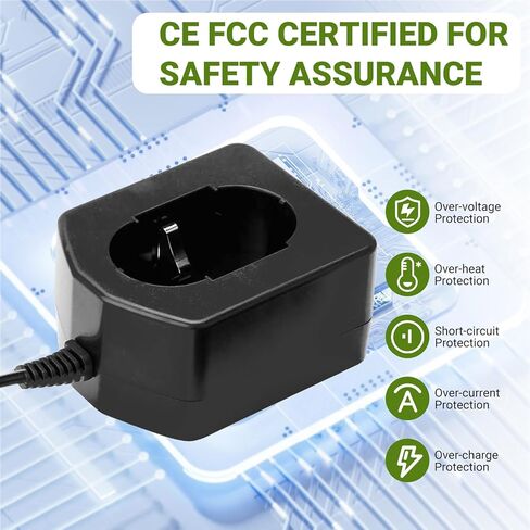 1.2V-18V UC18YG Charger Compatible with Hitachi 7.2V 9.6V 12V 14.4V 18V Pod Style Battery EB1412S EB1414S EB714S EB1220HS in Kuwait