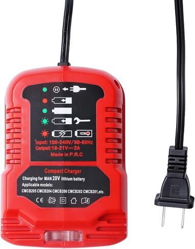 MaySpare M18 Charger Replacement for Milwaukee 18V Lithium-Ion Battery, Mini Portable Fast Charger Compatible with M18 48-11-1850 48-11-1820 48-11-1862 48-11-1880 48-11-1812 (Battery Not Included) in Kuwait