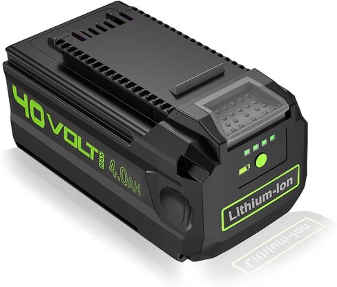 40V 4.0Ah استبدال بطارية قابلة للشحن لبطارية Greenworks 40V 29472 29462 29252 20202 22262 G-MAX أدوات كهربائية لاسلكية 2531225322 20642 22272 27062 21242 (ليس للجيل 1) in Kuwait