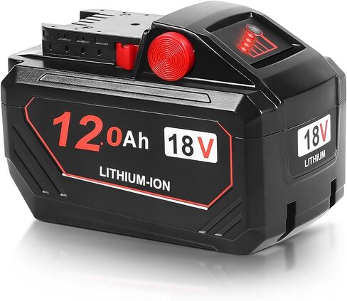 KOOMICY ترقية 12 أمبير 18 فولت 1 حزمة بديلة لبطارية ميلووكي M-18 in Kuwait