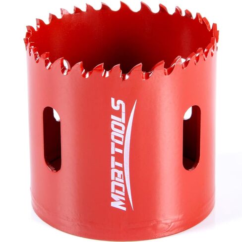 2-3/8"(60MM) Bi-Metal M42 Hole Saw with 8% Cobalt– Deep Cut 2" Depth HSS Hole Cutter for Wood, Plastic, Drywall, Metal Sheet & Hardened Stainless Steel(Without Arbor) in Kuwait