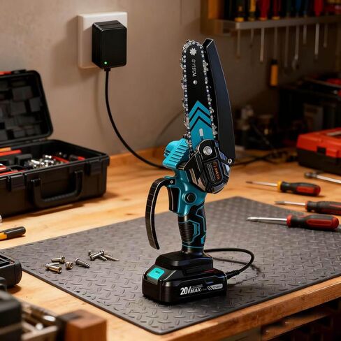 21V 1A Mini Chainsaw Battery Charger, Power Tools Lithium Battery Charger,for Seyvum/O-Conn/Aker/Saker Mini Chainsaw Hand Drills Electric Wrenches Screwdrivers in Kuwait