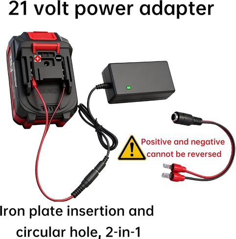 21V 1A Mini Chainsaw Battery Charger, Power Tools Lithium Battery Charger,for Seyvum/O-Conn/Aker/Saker Mini Chainsaw Hand Drills Electric Wrenches Screwdrivers in Kuwait