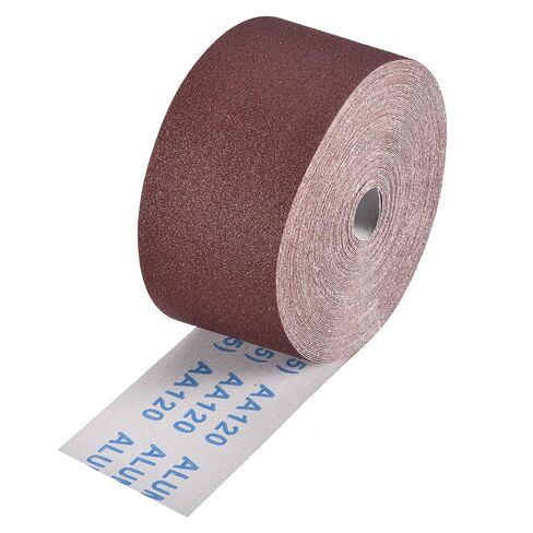 Sandpaper Roll - [2 Inch x 79 Feet 120 Grits] Emery Cloth Roll for Metal Auto Wood Finishing Polishing and Scratches Removing, Aluminum Oxide in Kuwait
