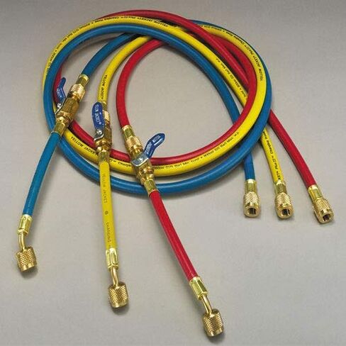 سترة صفراء 25984 خرطوم 3 عبوات PLUS II 1/4 بوصة مع صمام FlexFlow (RYB/48 بوصة) in Kuwait