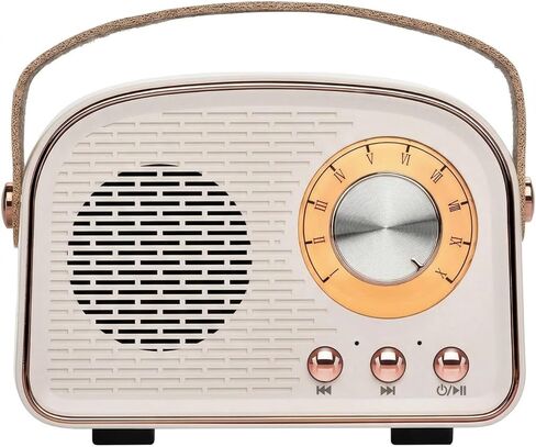 Retro Bluetooth Speaker,Wireless Vintage Decor, Cyan in Kuwait