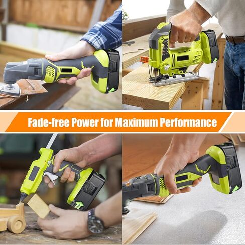2 Packs 3600mAh 18V Battery Replacement for Ryobi 18V Battery, Compatible with Ryobi 18V Lithium Battery P108 P102 P103 P104 P105 P107 P109 P122 Cordless Power Tools in Kuwait