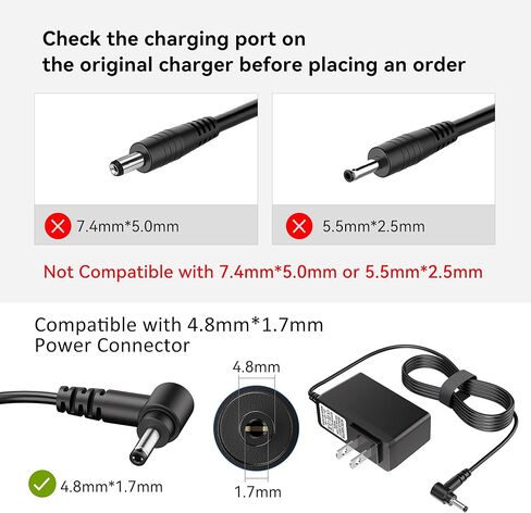 شاحن بديل 30.45 فولت لـ Dyson V10 V11 V12 V15 SV12 SV14 SV16 SV20 SV22، محول إمداد الطاقة لرأس دايسون اللاسلكي المطلق للحيوانات 6FT in Kuwait
