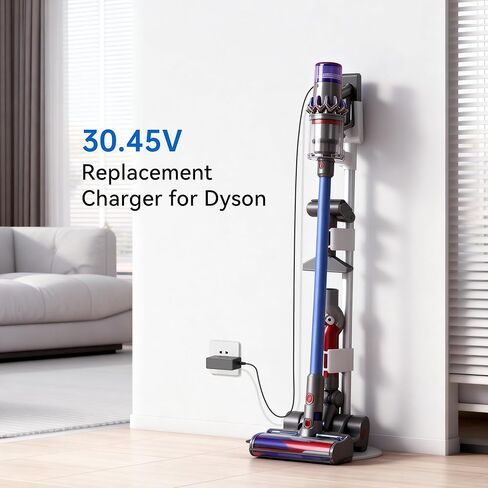 شاحن بديل 30.45 فولت لـ Dyson V10 V11 V12 V15 SV12 SV14 SV16 SV20 SV22، محول إمداد الطاقة لرأس دايسون اللاسلكي المطلق للحيوانات 6FT in Kuwait